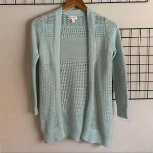 Pretty Light Blue Glitter Cardigan